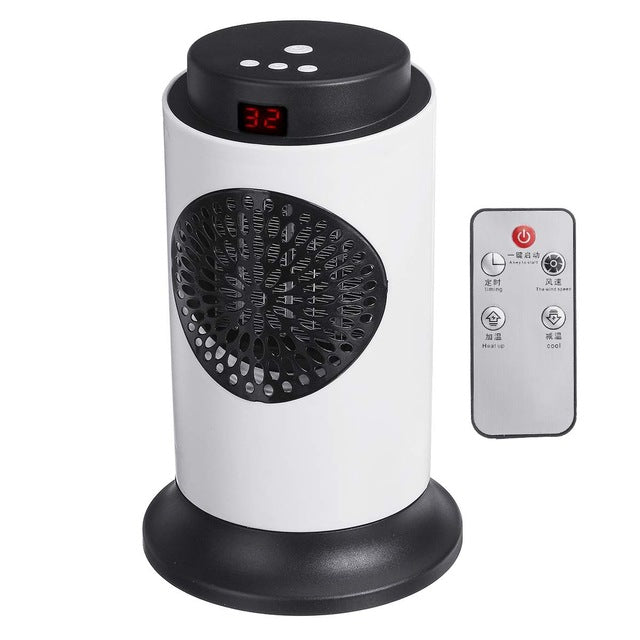 220V 50Hz 700W Power Electric Heater Ceramic Heating Electric Warmer Heater Room Heaters Warm Air Fan Heater